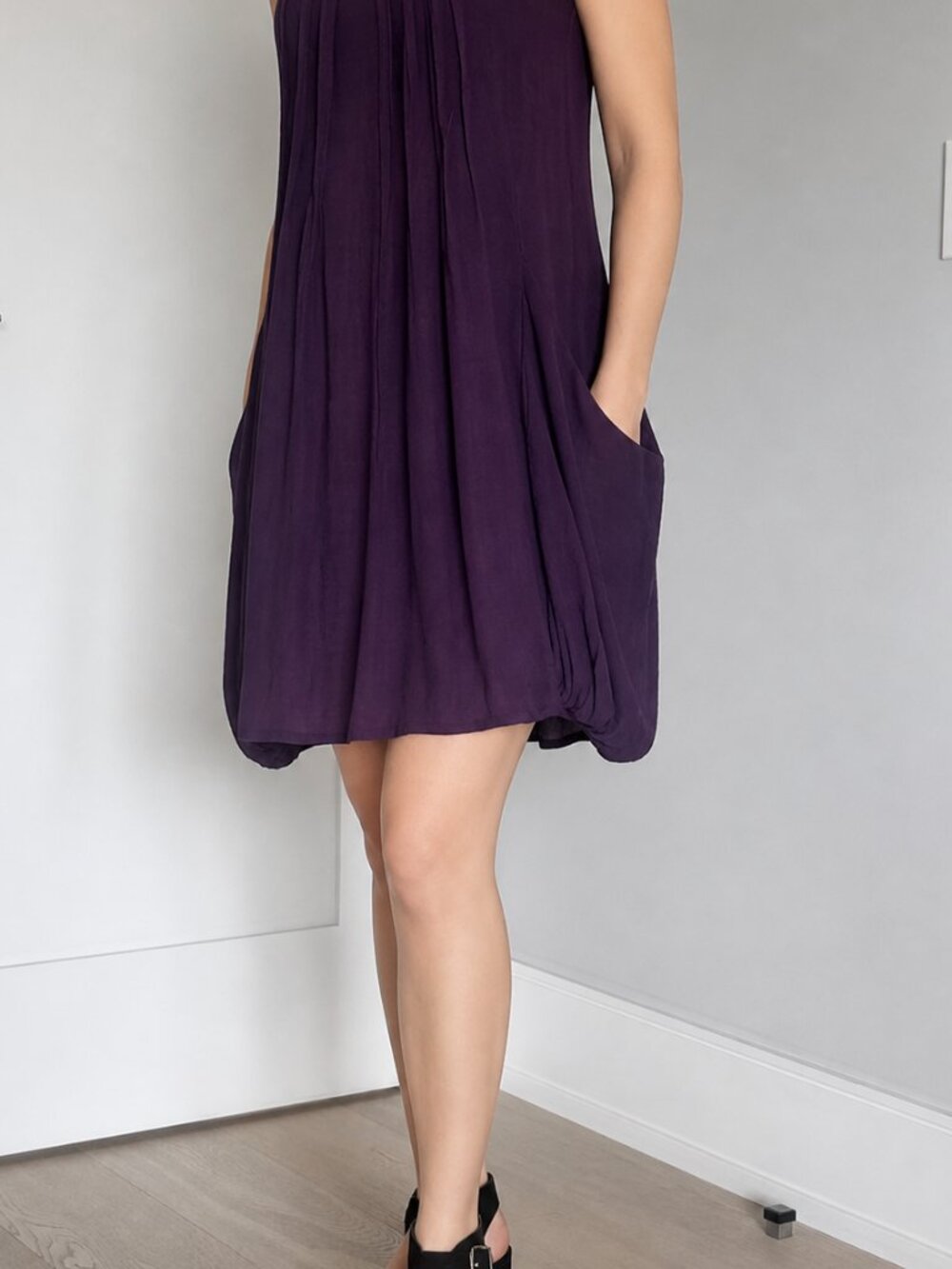 Glam & Fame Paris Purple Dress – Size S/M